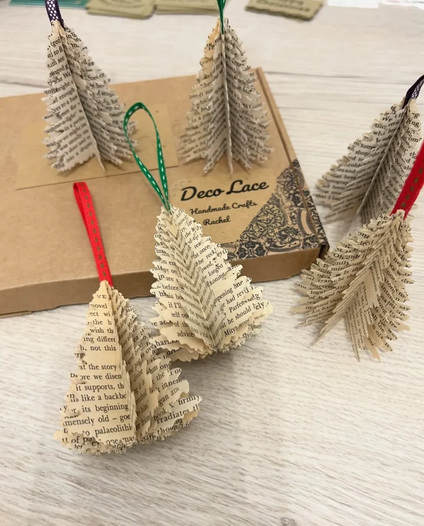 Book Page Crafts