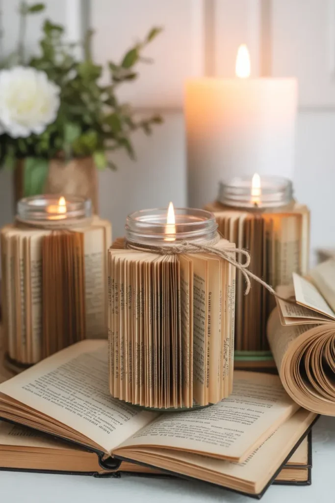 Book Page Crafts