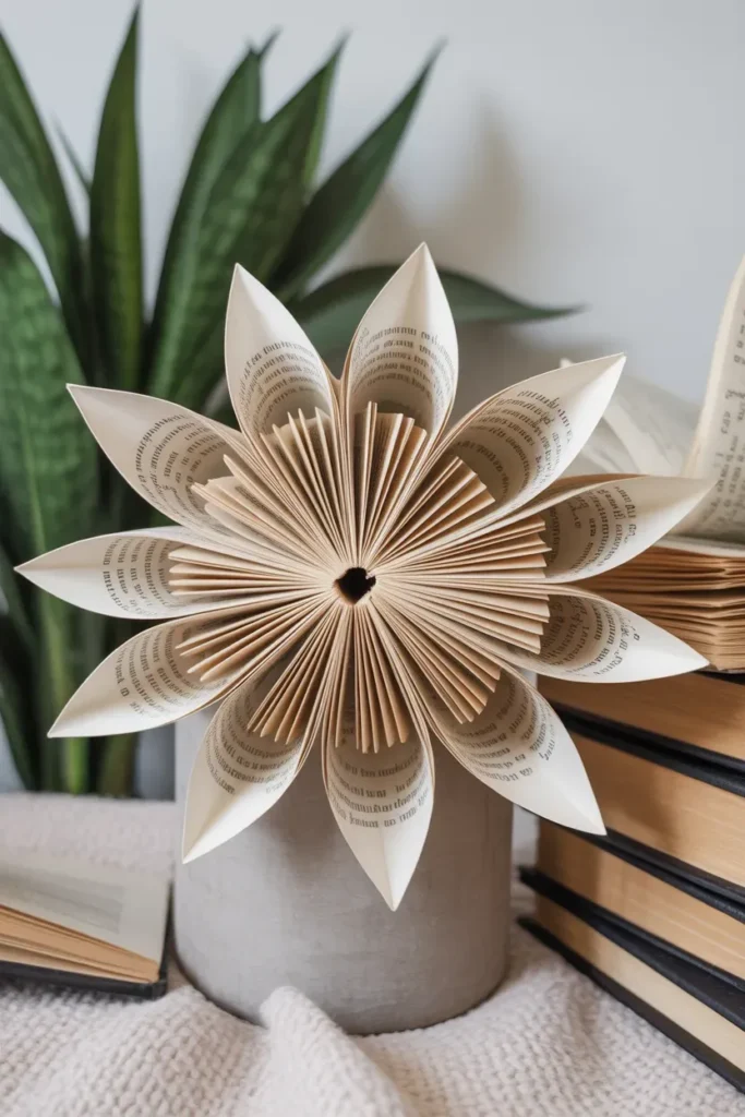 Book Page Crafts