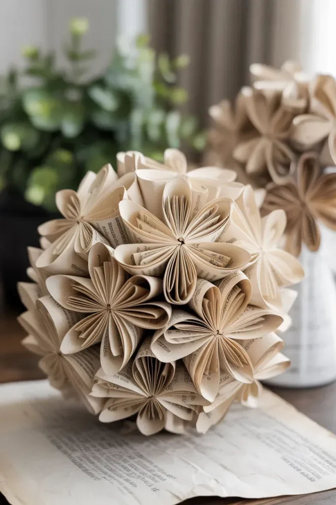 Book Page Crafts