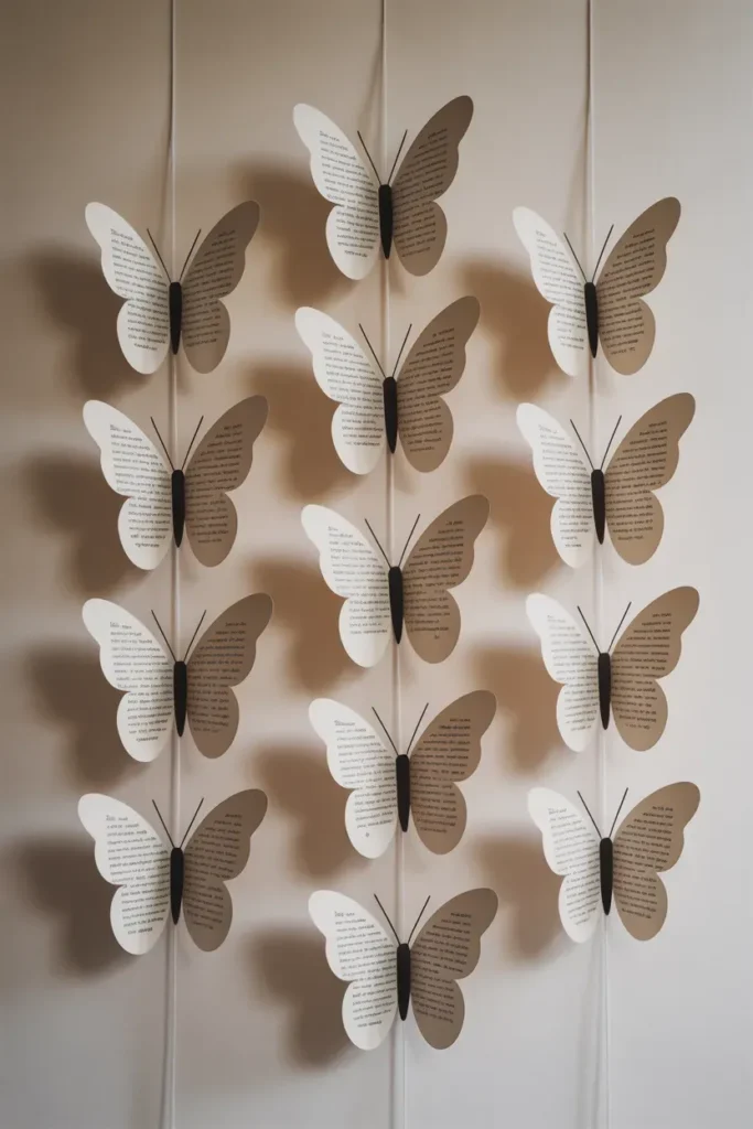 Book Page Crafts