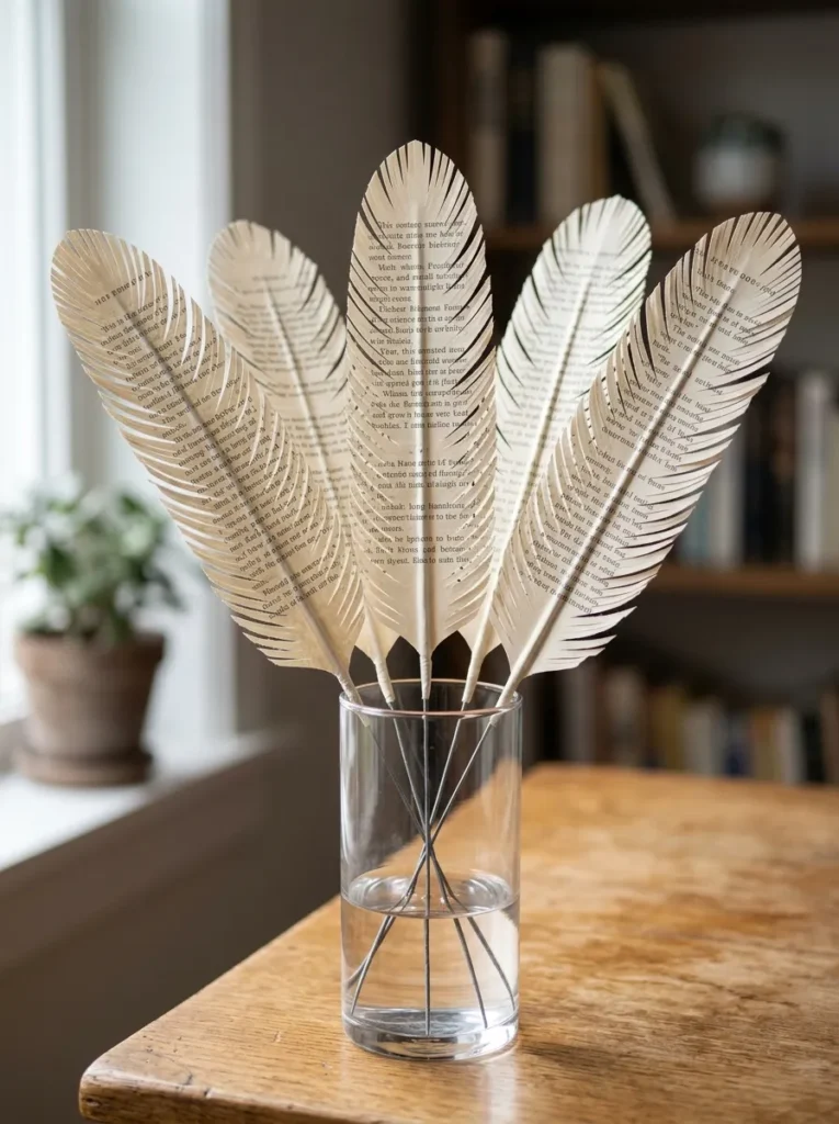 Book Page Crafts