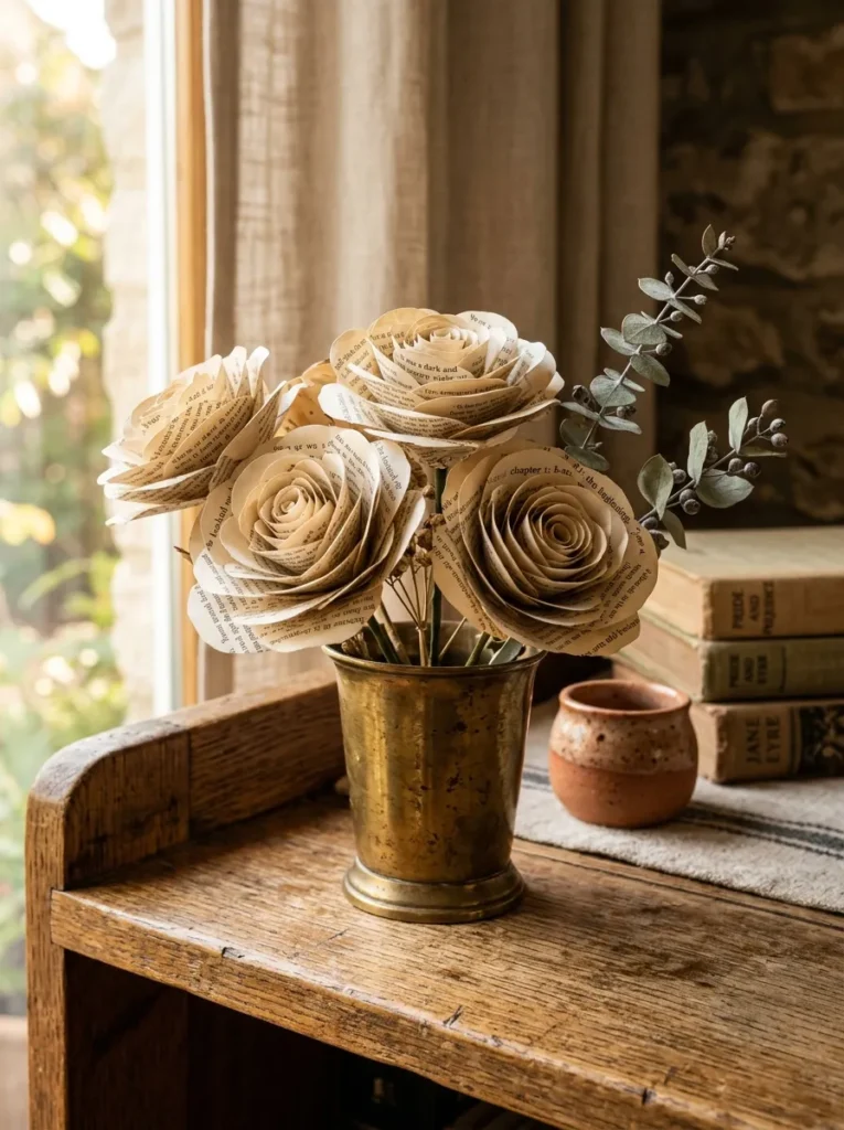 Book Page Crafts
