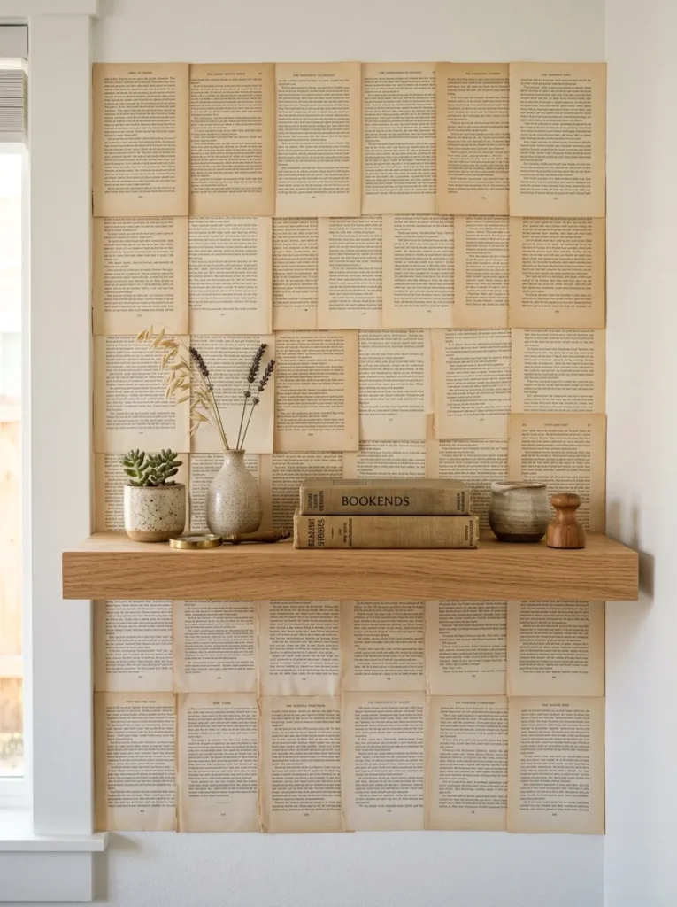 Book Page Crafts
