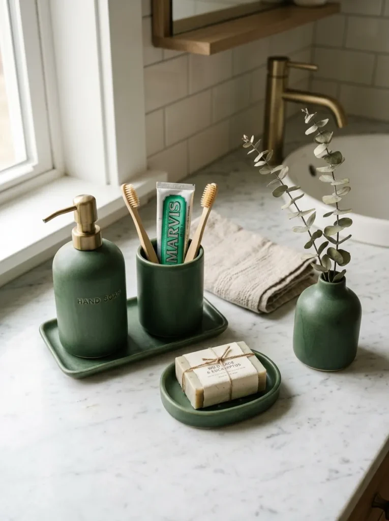 Green Bathroom Decor