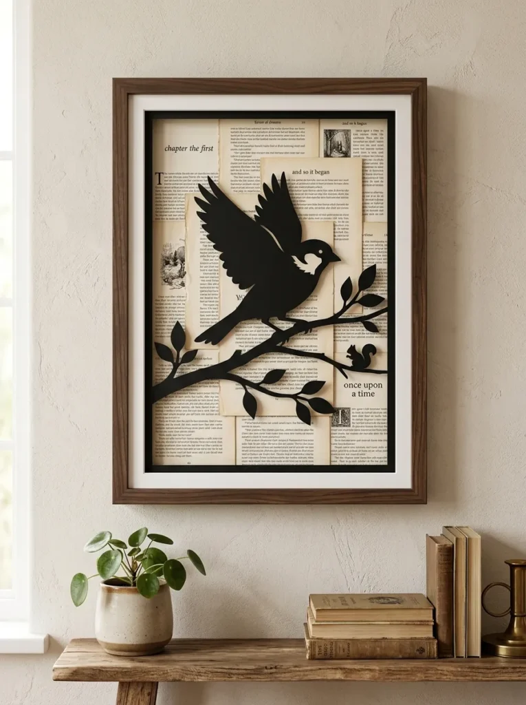 Book Page Crafts