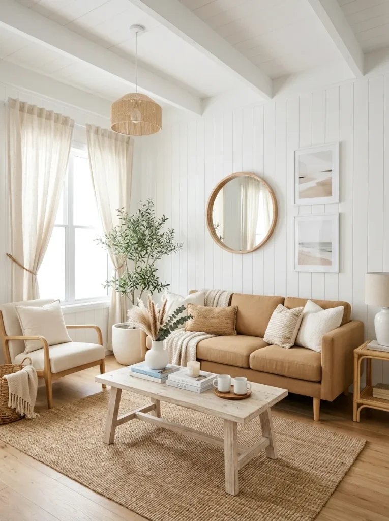 Tan Sofa Living Room
