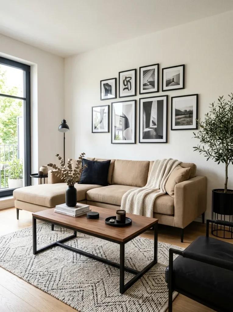 Tan Sofa Living Room