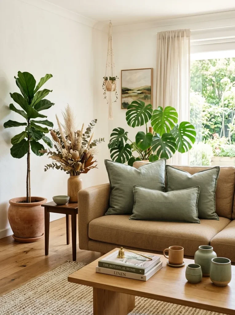 Tan Sofa Living Room