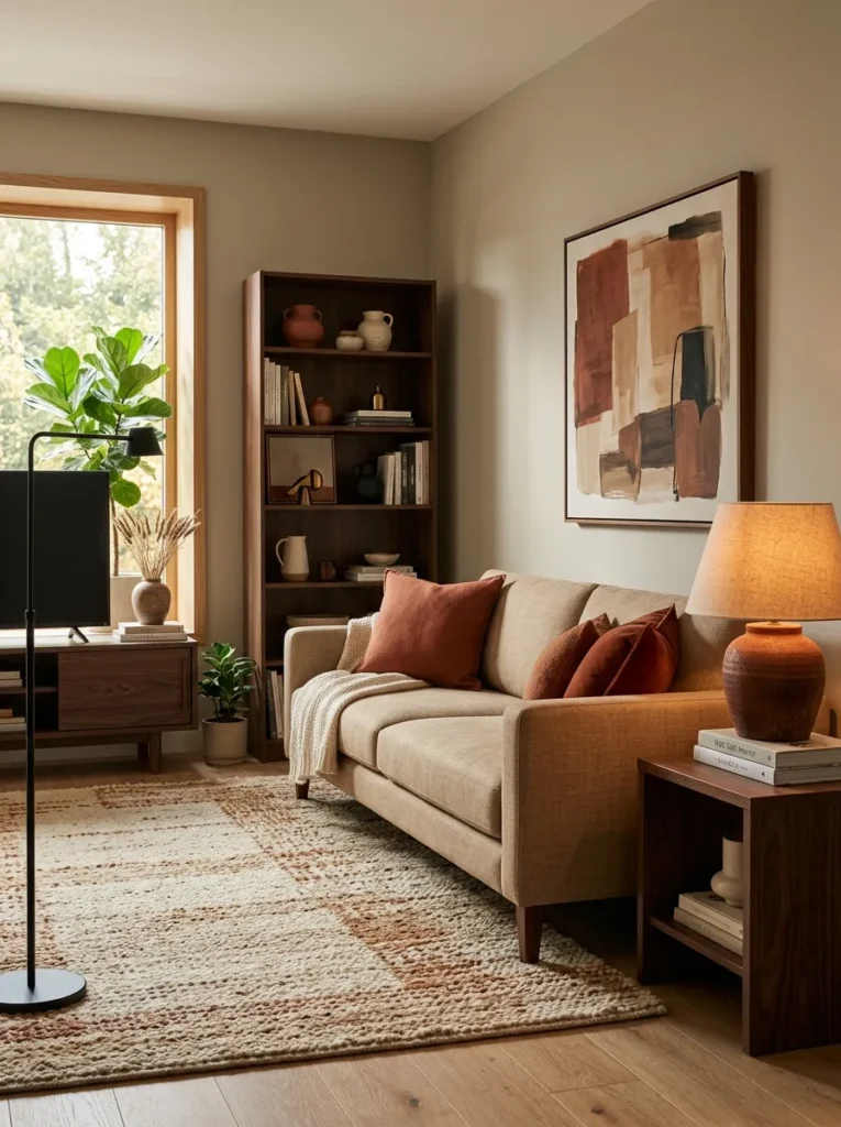 Tan Sofa Living Room