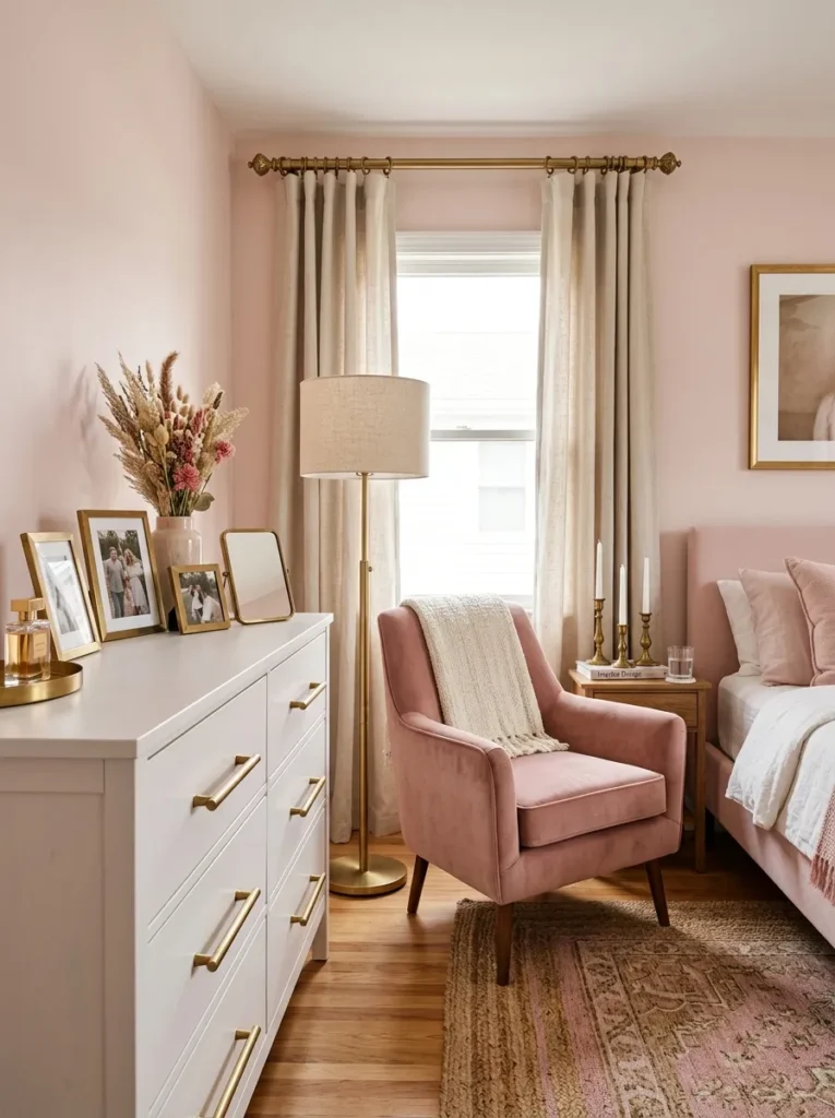 Soft Pink Bedroom Decor Ideas