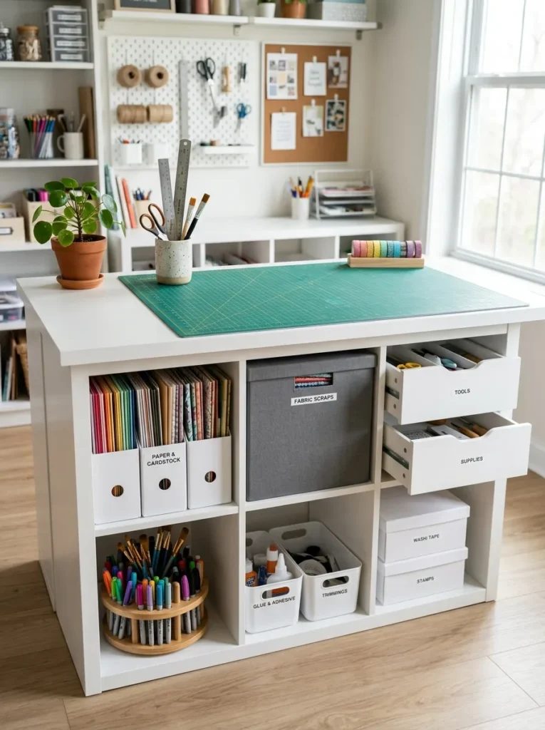 KALLAX Desk Storage Hacks