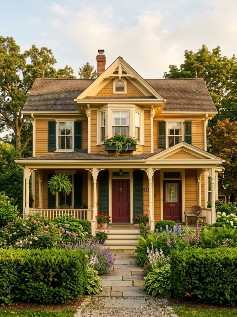 Yellow House Exterior Color Combinations