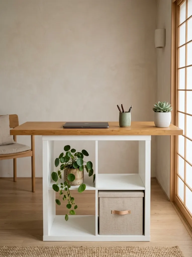 KALLAX Desk Storage Hacks