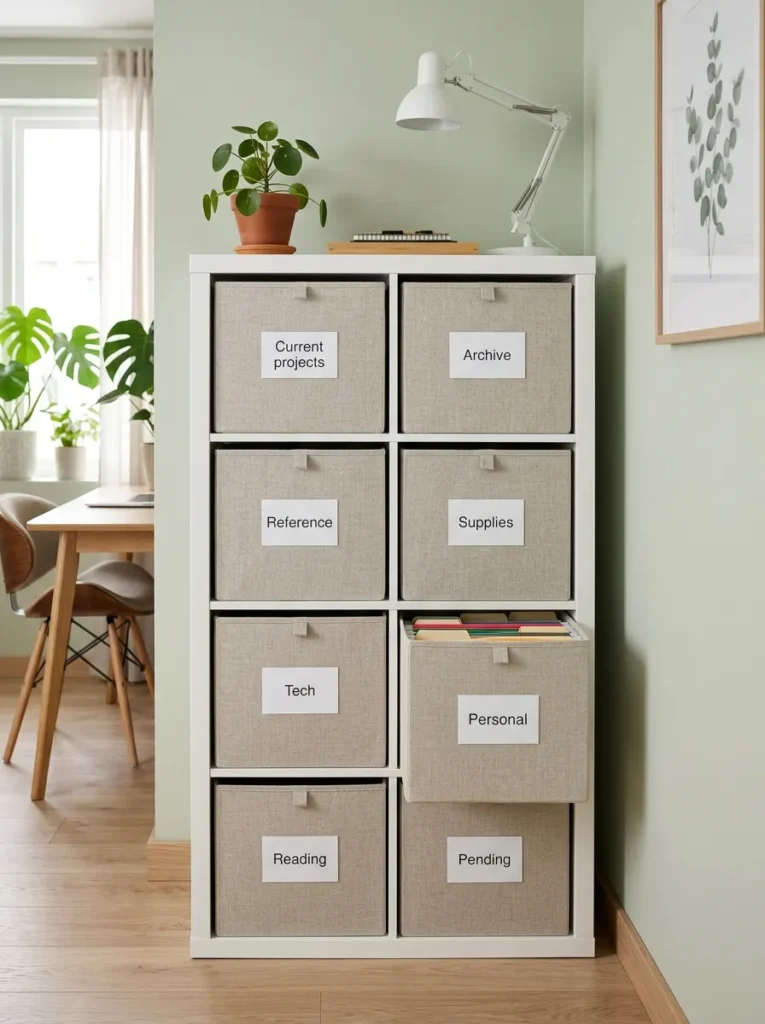 KALLAX Desk Storage Hacks