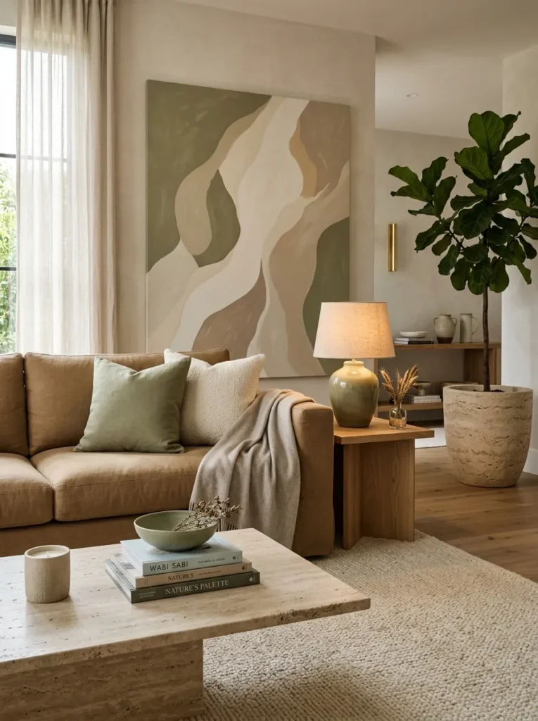 Tan Sofa Styling Ideas