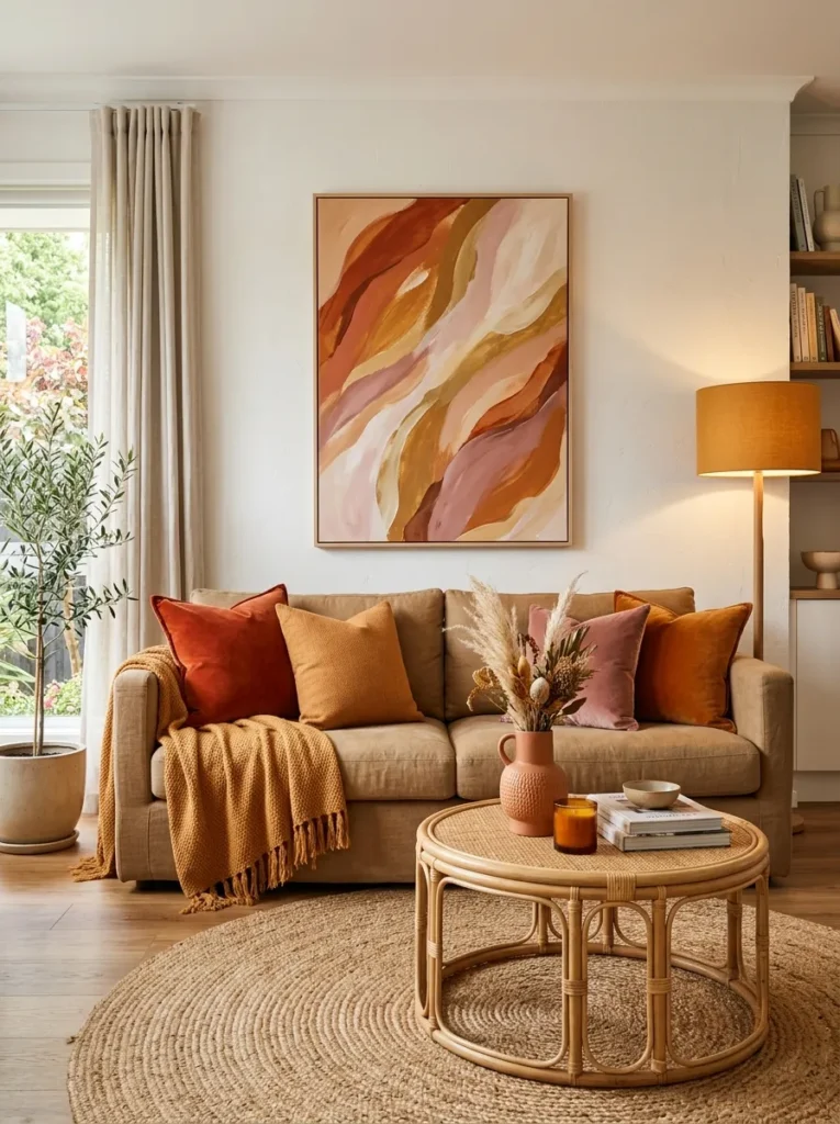 Tan Sofa Styling Ideas