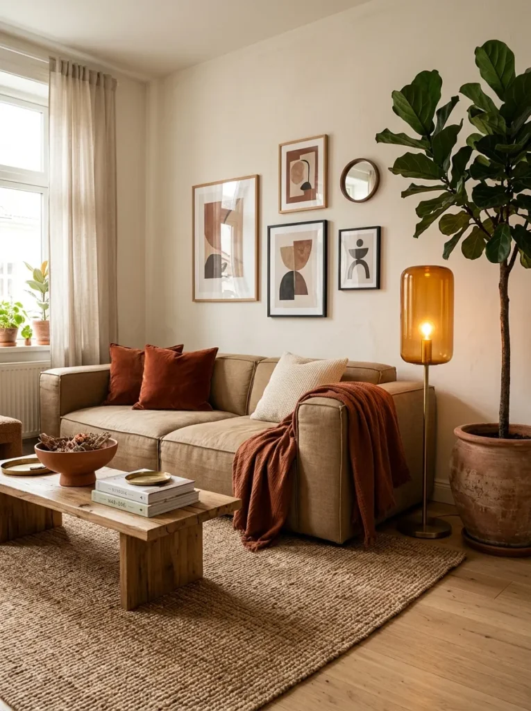 Tan Sofa Styling Ideas