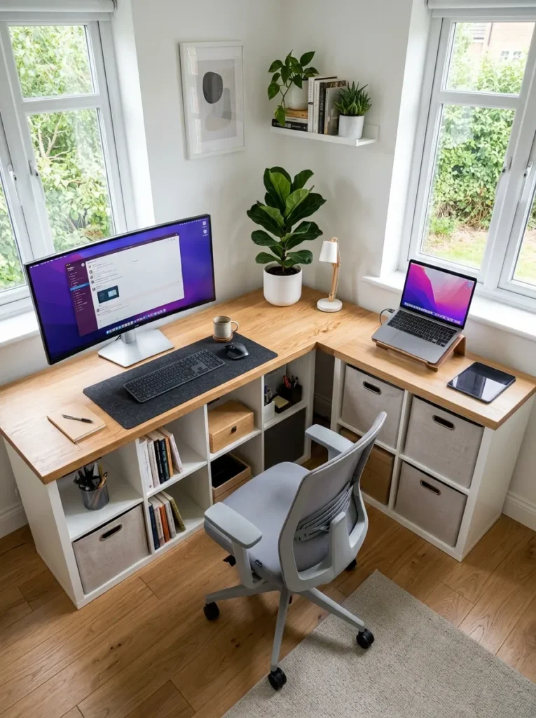 KALLAX Desk Storage Hacks
