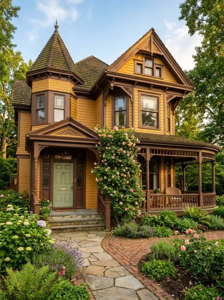 Yellow House Exterior Color Combinations