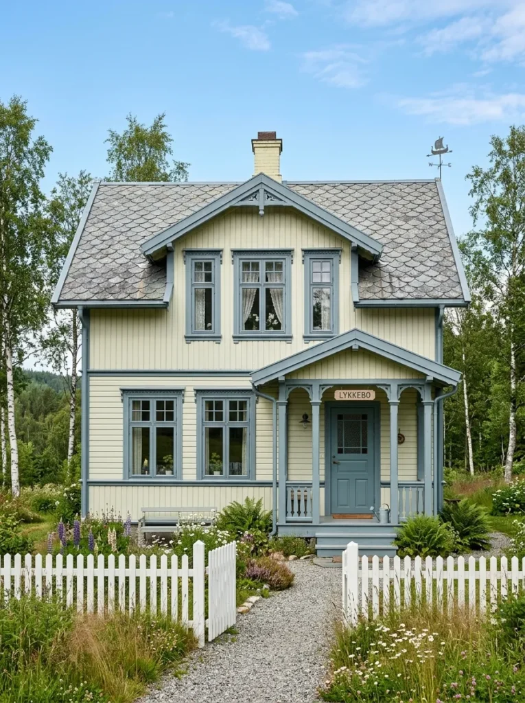 Yellow House Exterior Color Combinations