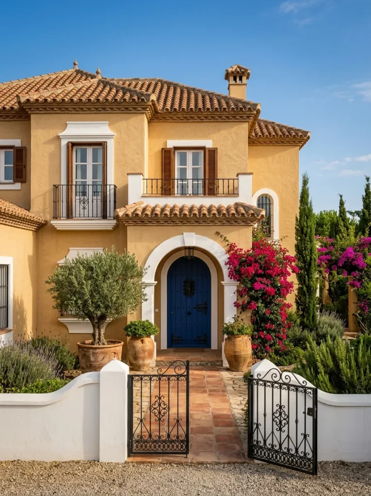 Yellow House Exterior Color Combinations