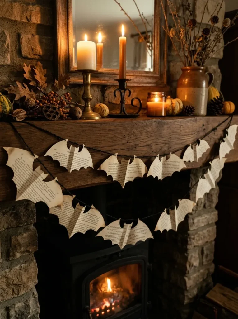 DIY Halloween Book Page Crafts