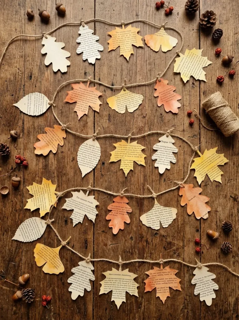 DIY Halloween Book Page Crafts
