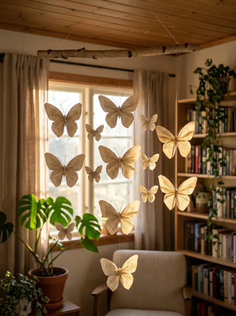 Easy Book Page Crafts