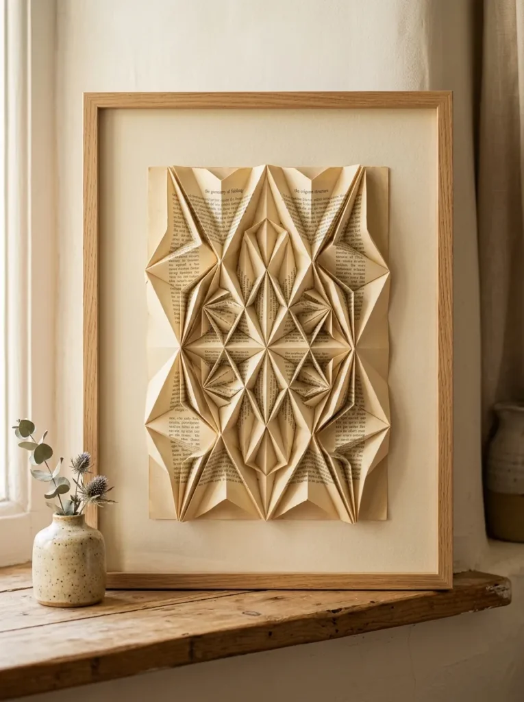 Book Page Craft Ideas
