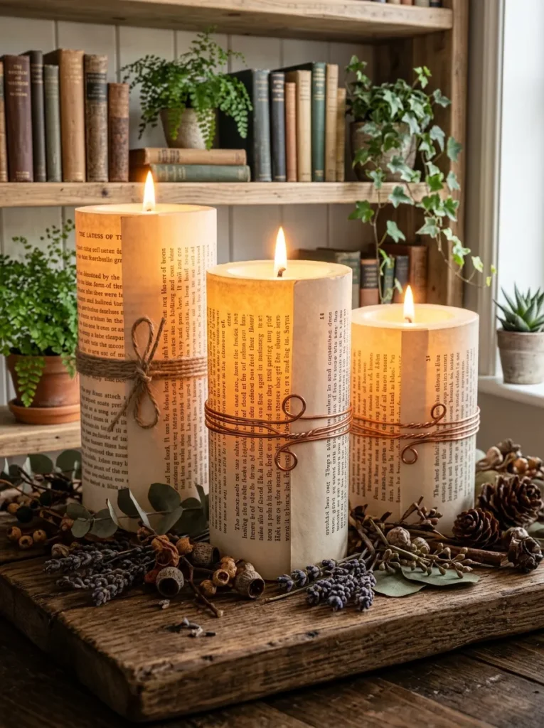 Book Page Craft Ideas