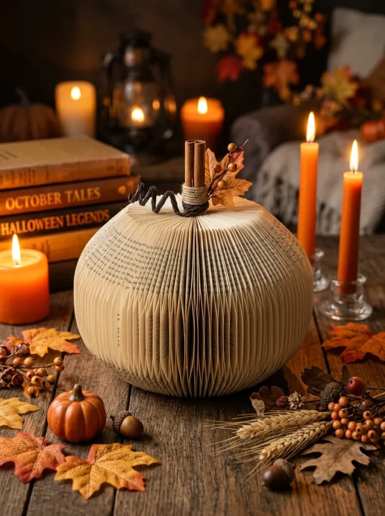 DIY Halloween Book Page Crafts