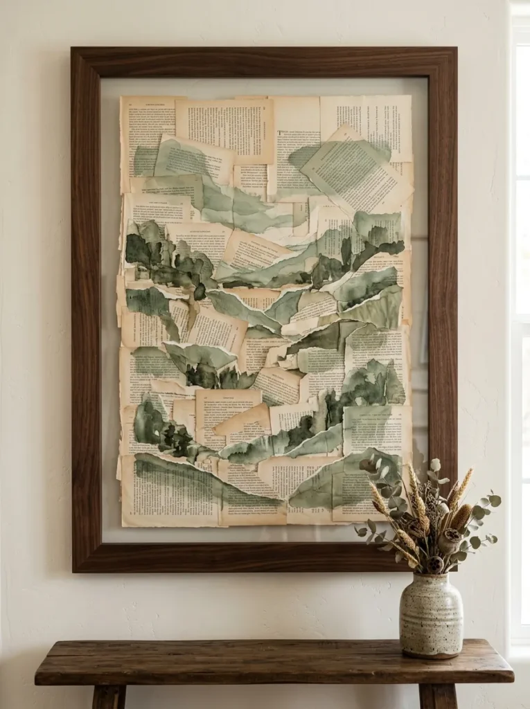 Book Page Craft Ideas