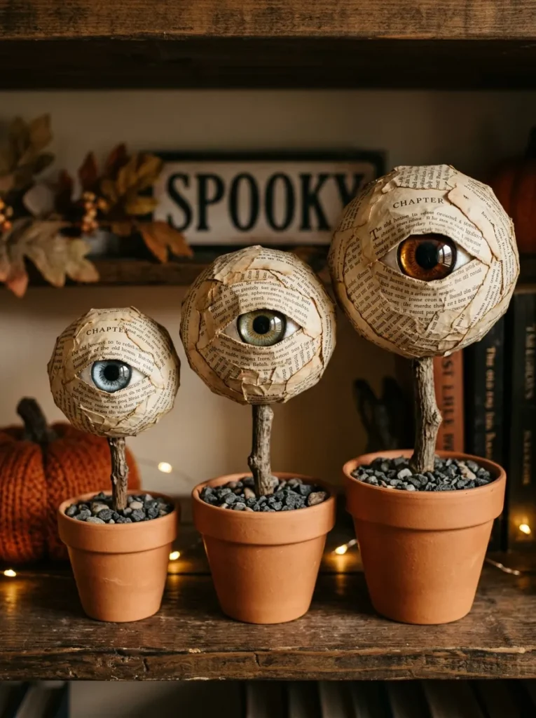 DIY Halloween Book Page Crafts