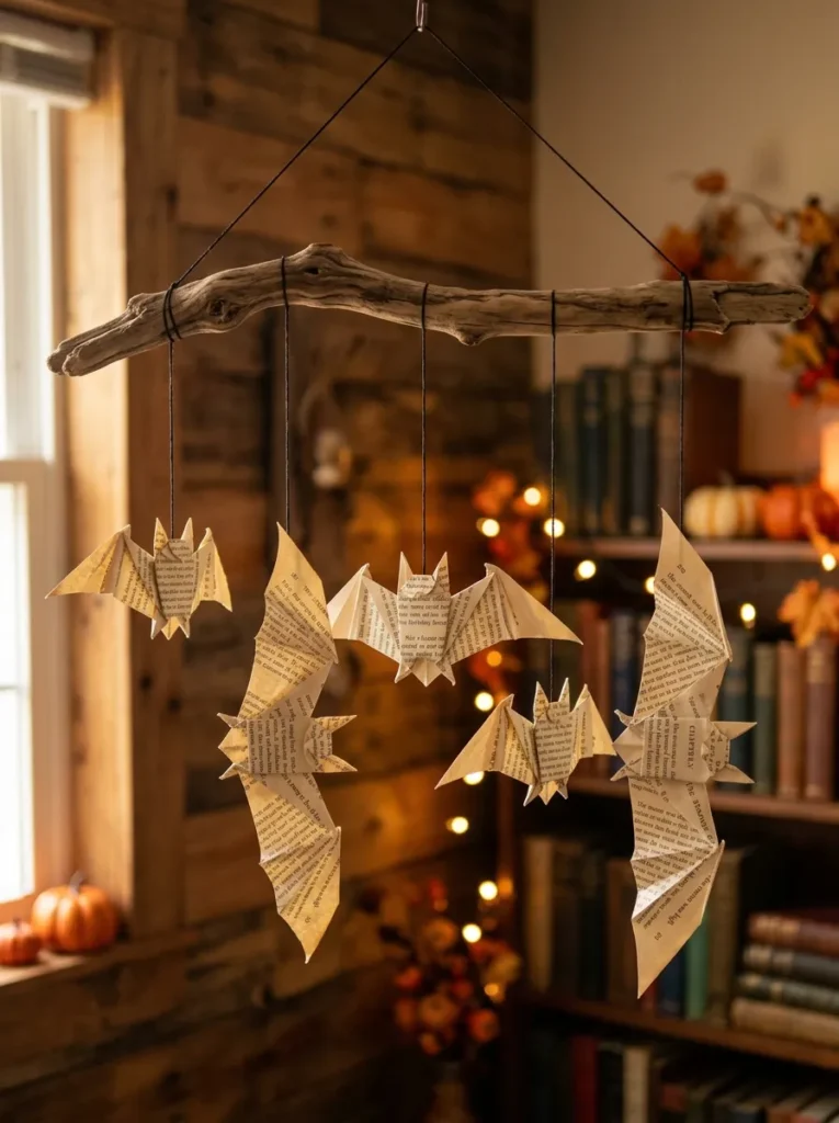 DIY Halloween Book Page Crafts