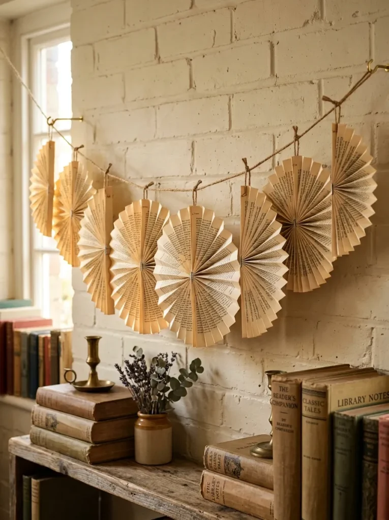 Easy Book Page Crafts