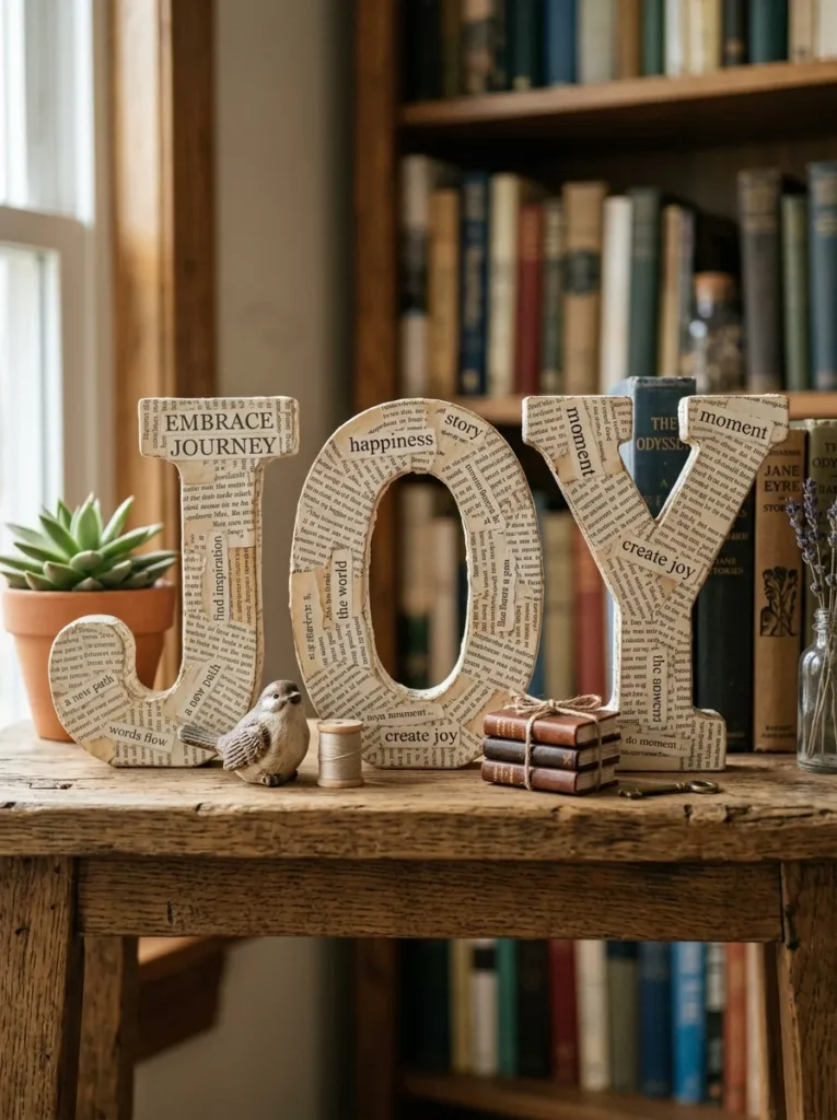 Easy Book Page Crafts