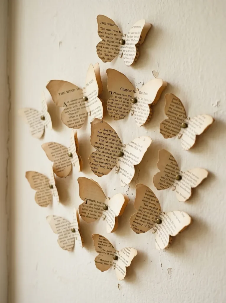 Book Page Crafts