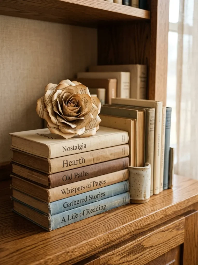 Book Page Crafts