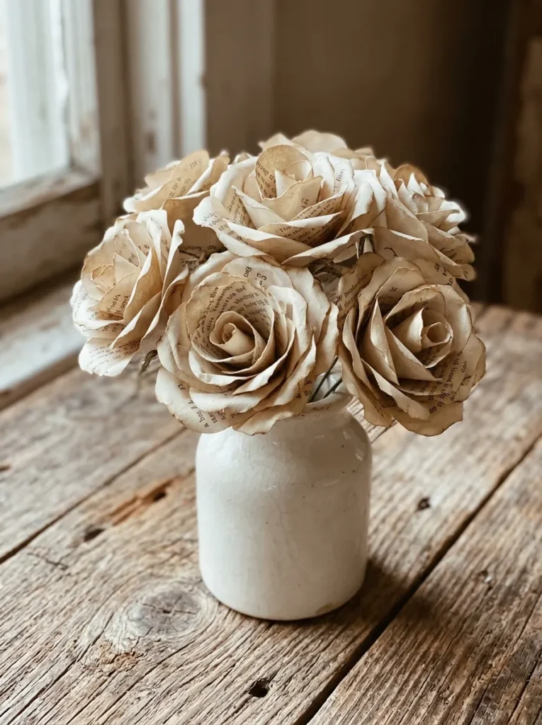 Book Page Crafts