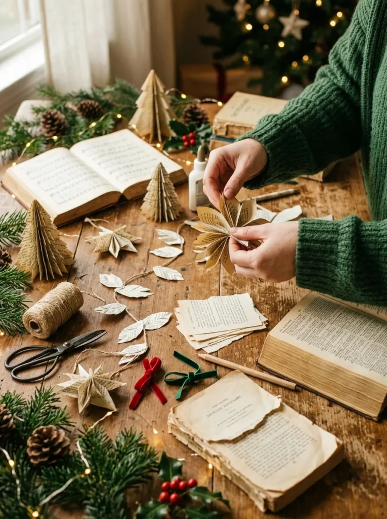 Book Page Crafts