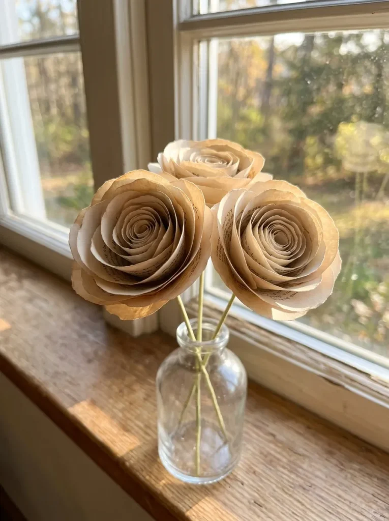 Book Page Crafts